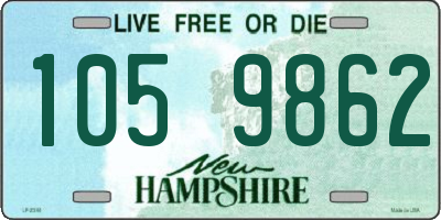 NH license plate 1059862