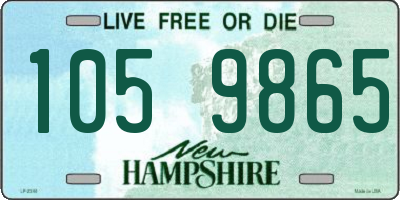 NH license plate 1059865