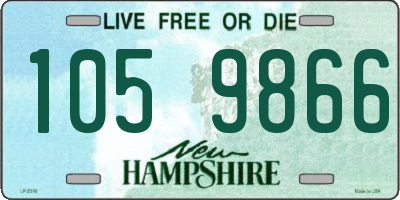 NH license plate 1059866