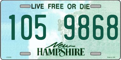 NH license plate 1059868