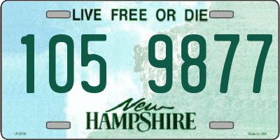 NH license plate 1059877