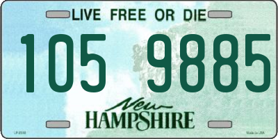 NH license plate 1059885