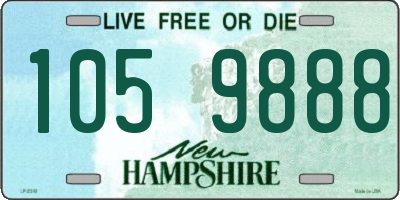 NH license plate 1059888