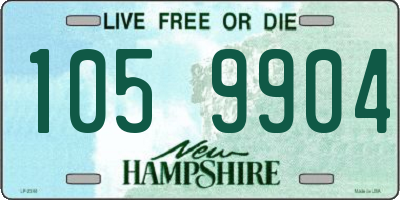 NH license plate 1059904