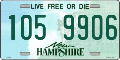 NH license plate 1059906