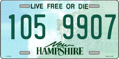 NH license plate 1059907