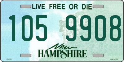 NH license plate 1059908