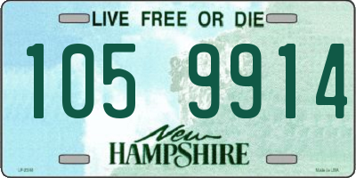 NH license plate 1059914
