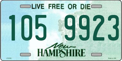 NH license plate 1059923