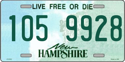 NH license plate 1059928