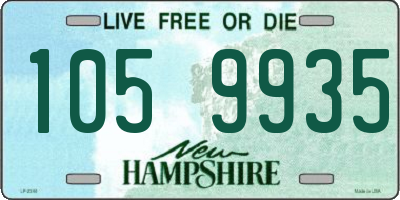 NH license plate 1059935