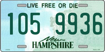 NH license plate 1059936