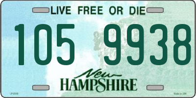 NH license plate 1059938