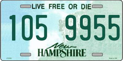 NH license plate 1059955