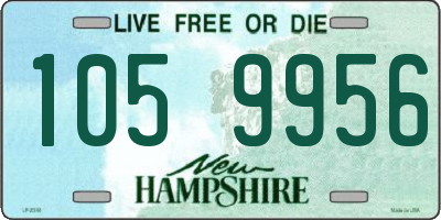 NH license plate 1059956