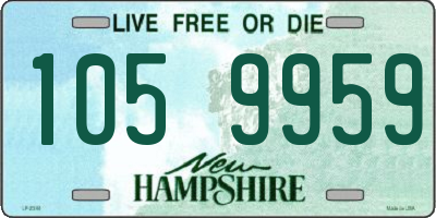 NH license plate 1059959