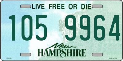 NH license plate 1059964