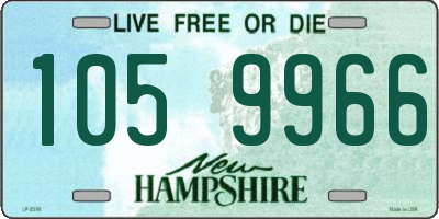 NH license plate 1059966