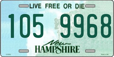 NH license plate 1059968
