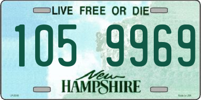 NH license plate 1059969