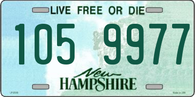 NH license plate 1059977