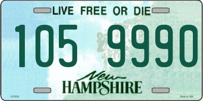 NH license plate 1059990