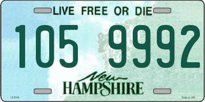 NH license plate 1059992