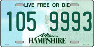 NH license plate 1059993