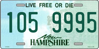 NH license plate 1059995
