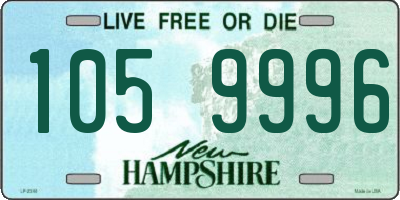 NH license plate 1059996