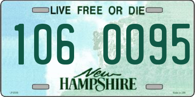 NH license plate 1060095
