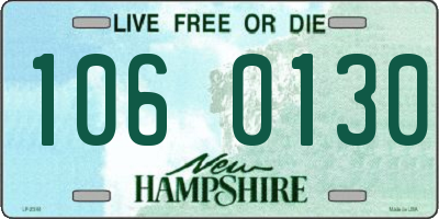 NH license plate 1060130
