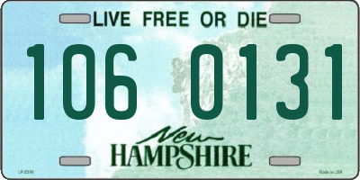 NH license plate 1060131
