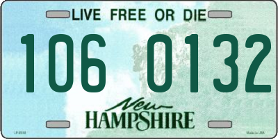 NH license plate 1060132