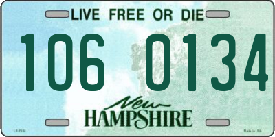 NH license plate 1060134