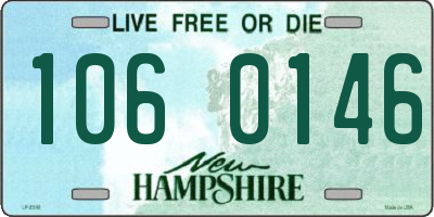 NH license plate 1060146