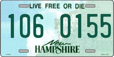 NH license plate 1060155