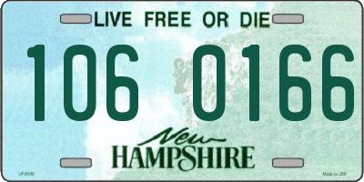 NH license plate 1060166