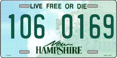 NH license plate 1060169