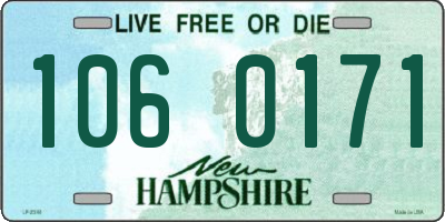 NH license plate 1060171