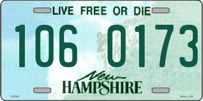NH license plate 1060173