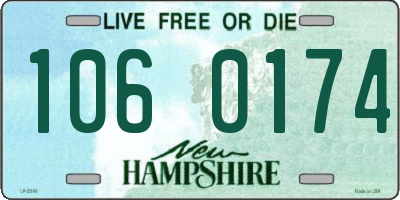 NH license plate 1060174