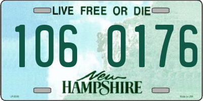 NH license plate 1060176