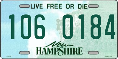 NH license plate 1060184