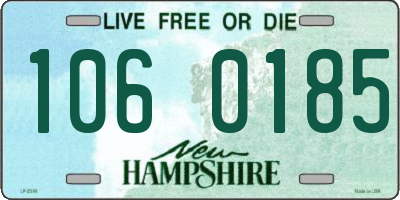 NH license plate 1060185