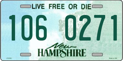 NH license plate 1060271