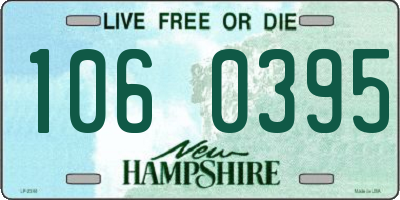 NH license plate 1060395