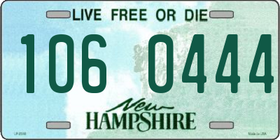 NH license plate 1060444