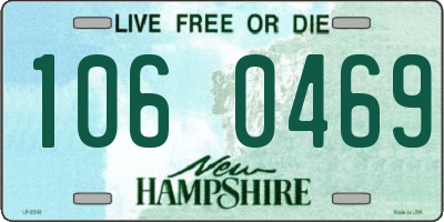 NH license plate 1060469