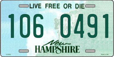 NH license plate 1060491